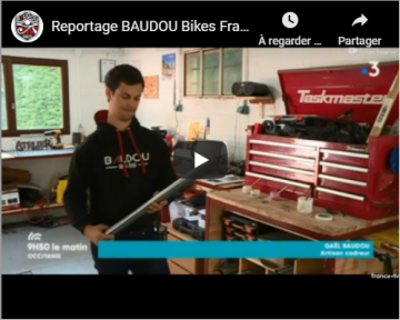 Reportage France 3 sur BAUDOU Bikes